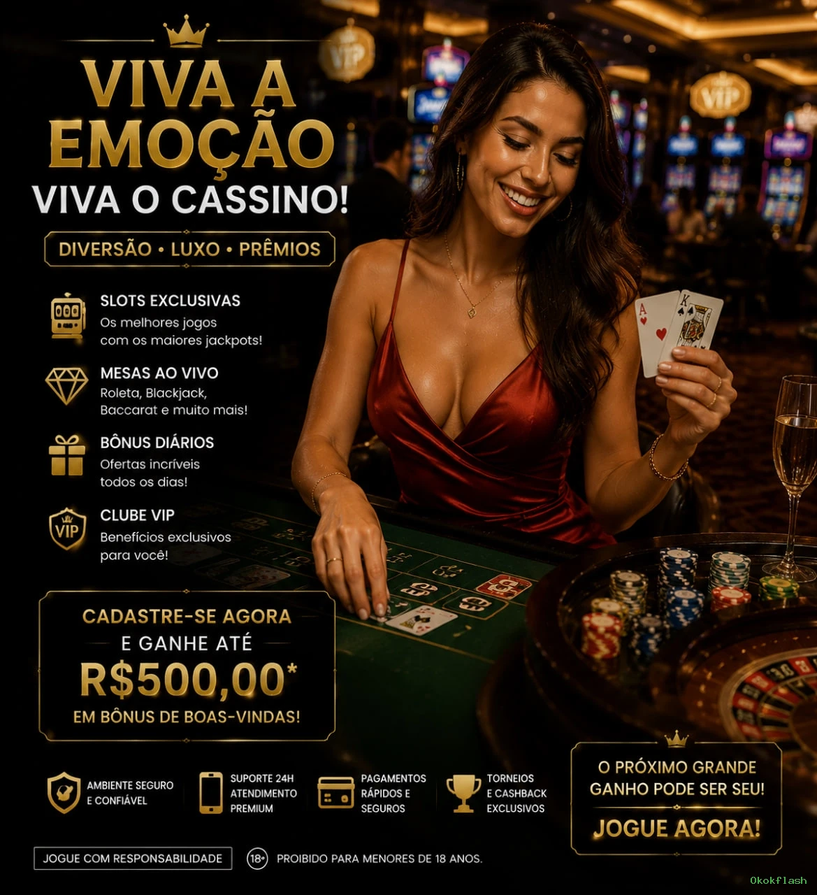 Cashback semanal Okokflash